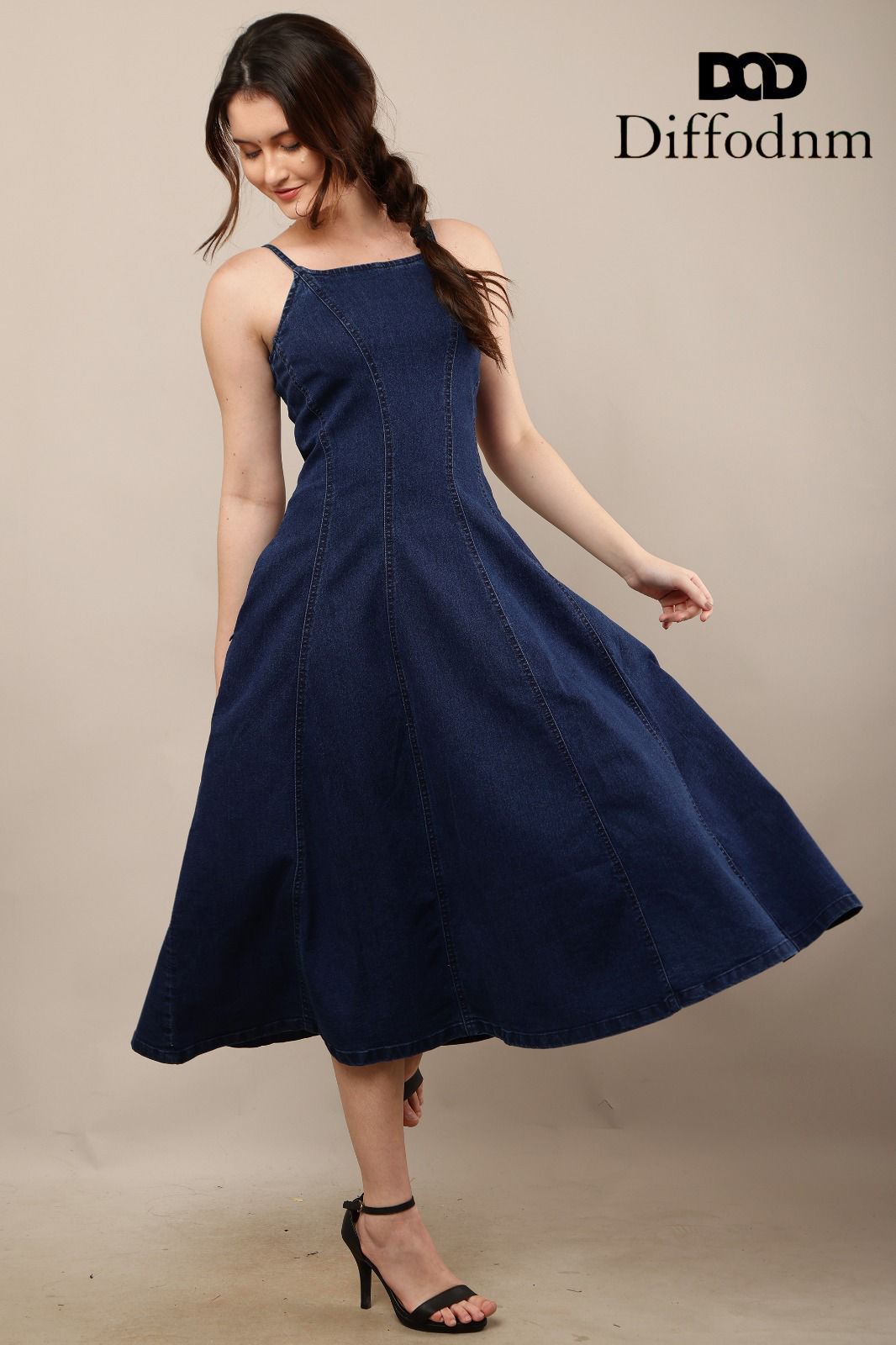 Denim Muse Flare Dress – Trend Never Ends Denim Muse Flare Dress – Trend Never Ends