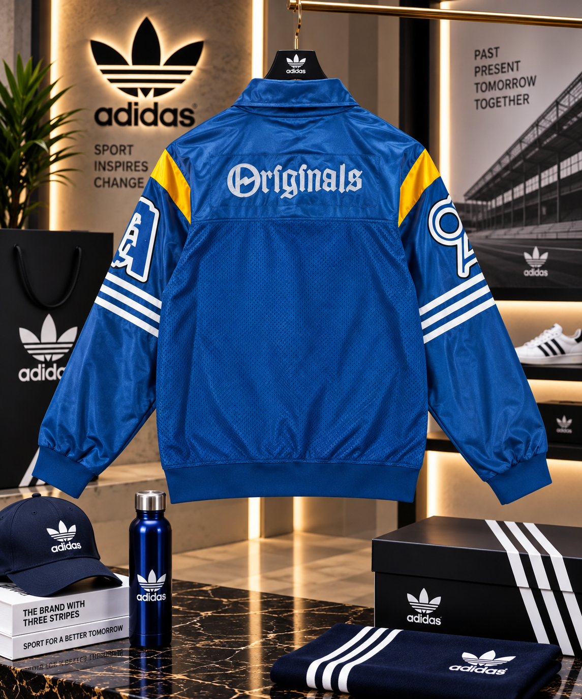Premium Varsity Mesh Racing Jacket – 03 Originals Edition
