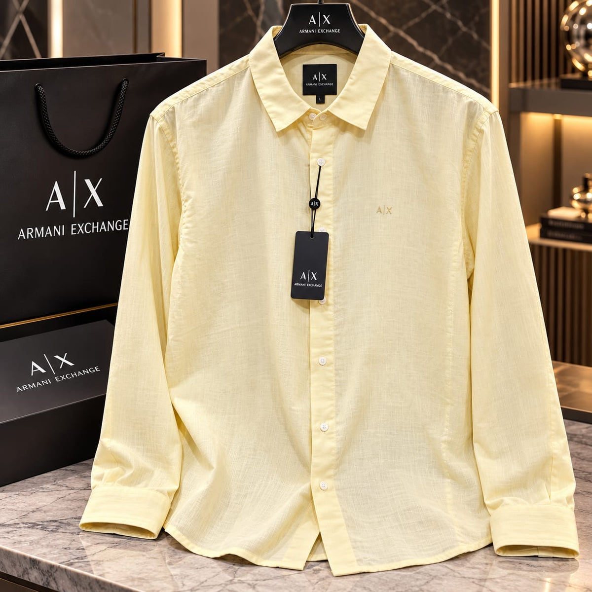Men’s Premium Pure Linen Regular Fit Long-Sleeve Casual Shirt