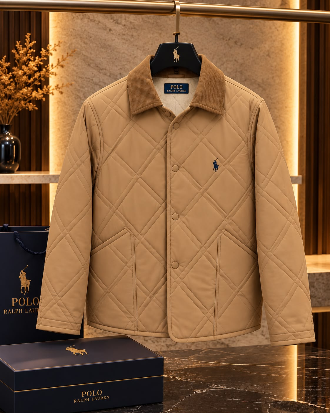Premium Diamond-Quilted Jackets | Timeless Winter Luxury
