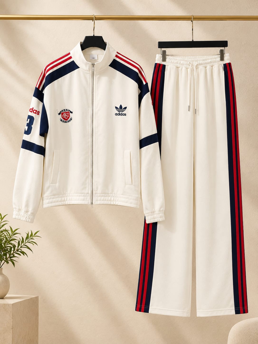 Two-Piece Zip-Up Tracksuit Co-ord Set