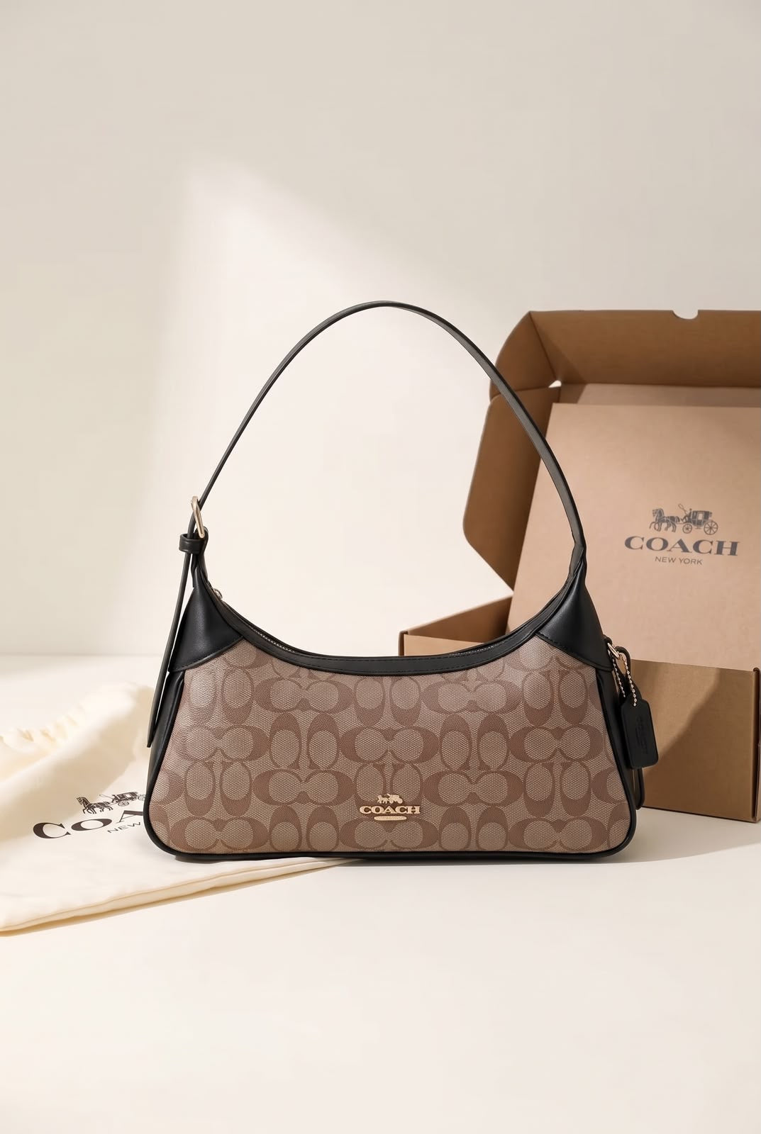 Luxury Signature Monogram Shoulder Bag