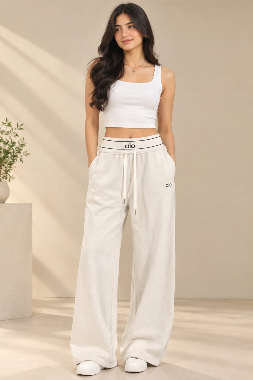 Premium Relaxed Wide-Leg Lowers