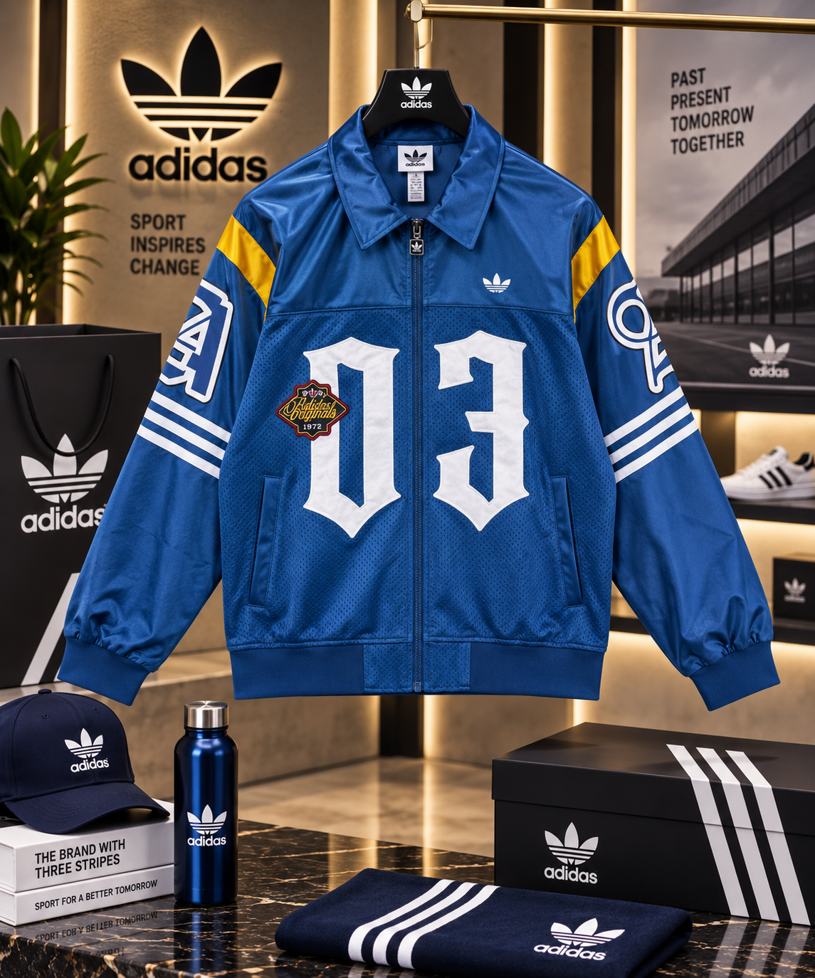 Premium Varsity Mesh Racing Jacket – 03 Originals Edition