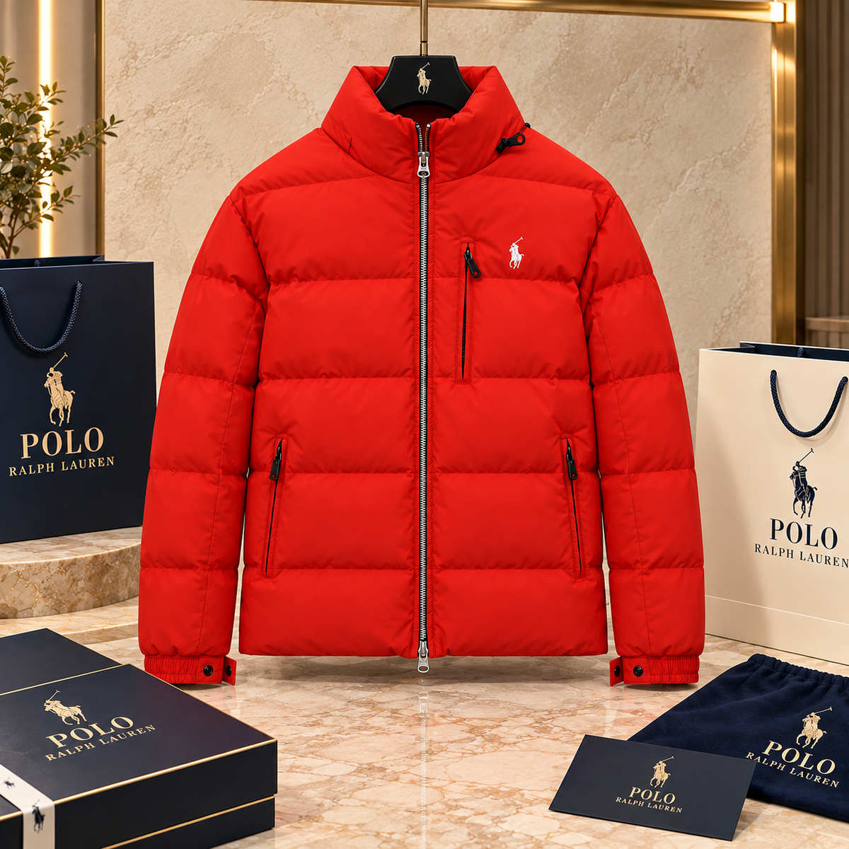 Premium Puffer Jacket with Detachable Hood