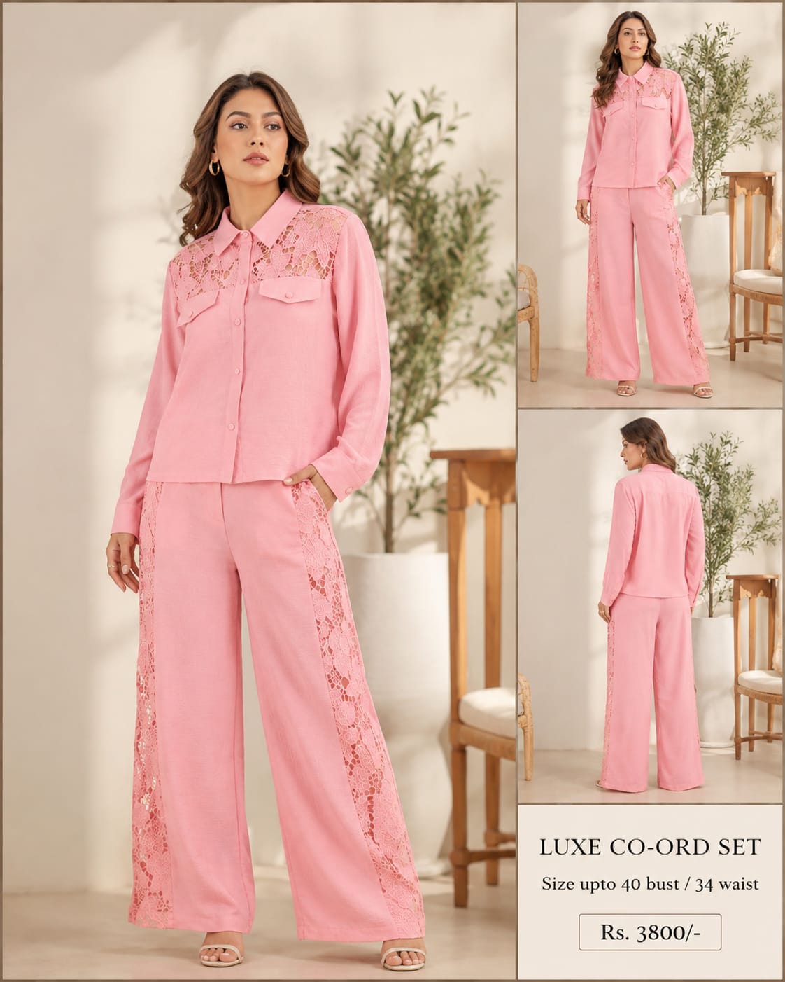 Premium Lace Co-Ord Set