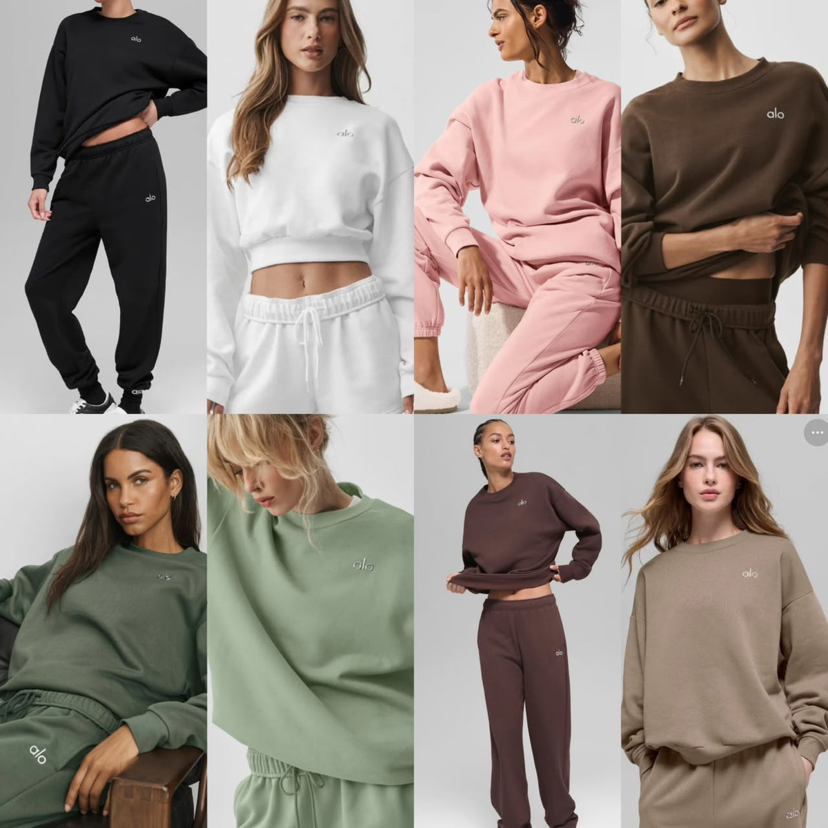 Unisex Premium Fleece Long-Sleeve Sweatshirt & Joggers Co-ord Set