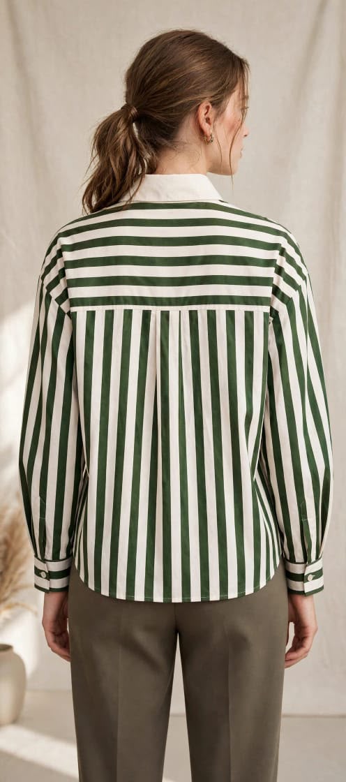 IMPORT-EDITION STRIPED SWEATER SHIRT