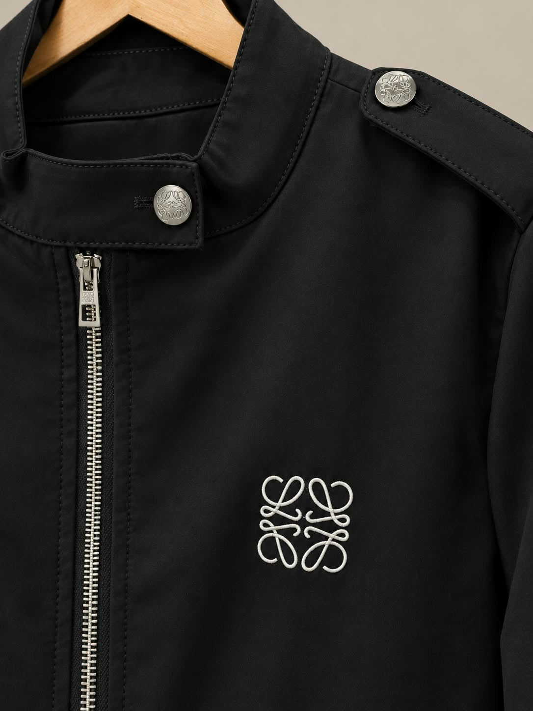 Premium Logo Detail Zip-Up Jacket