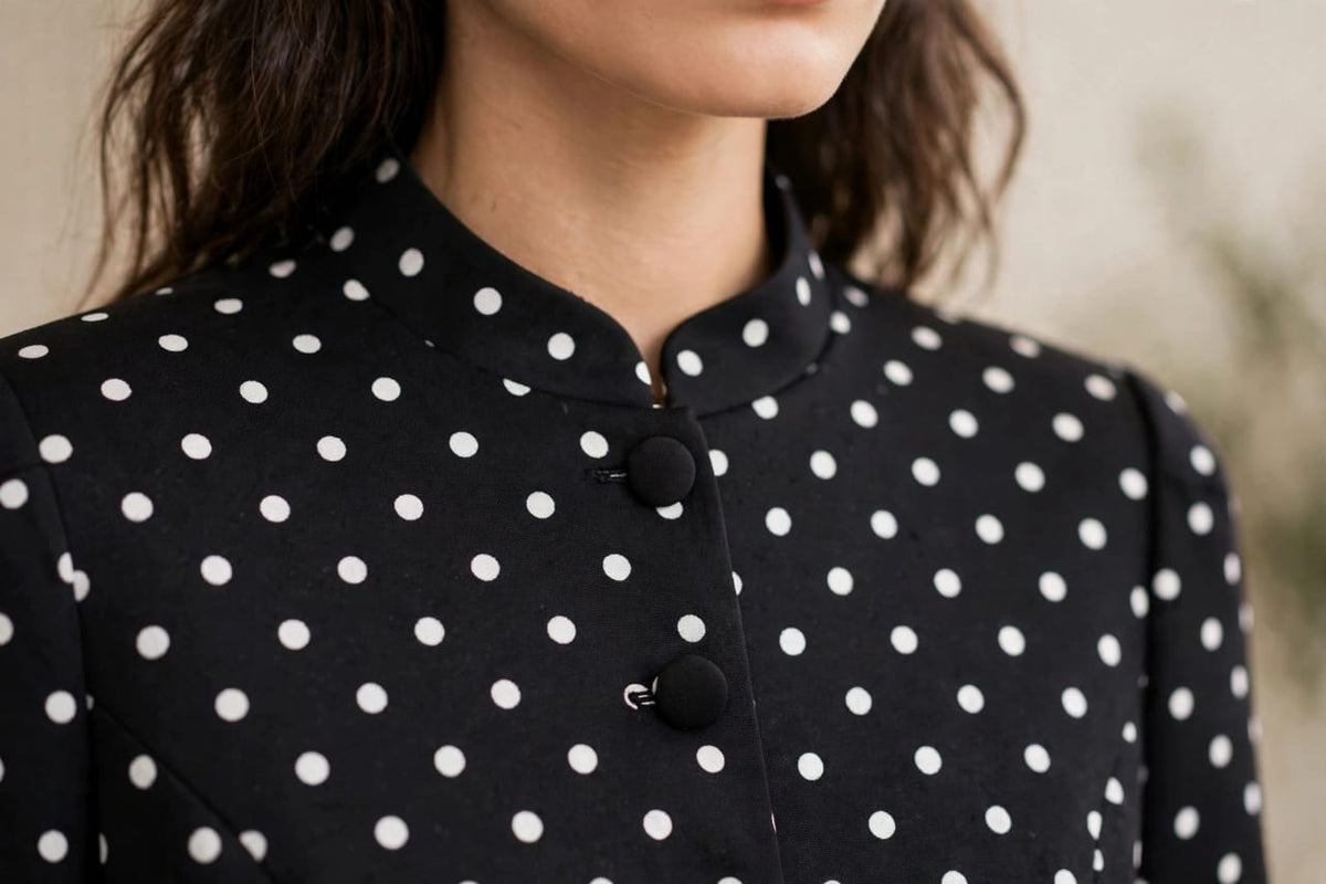 Premium Polka Dot Tailored Women’s Blazer