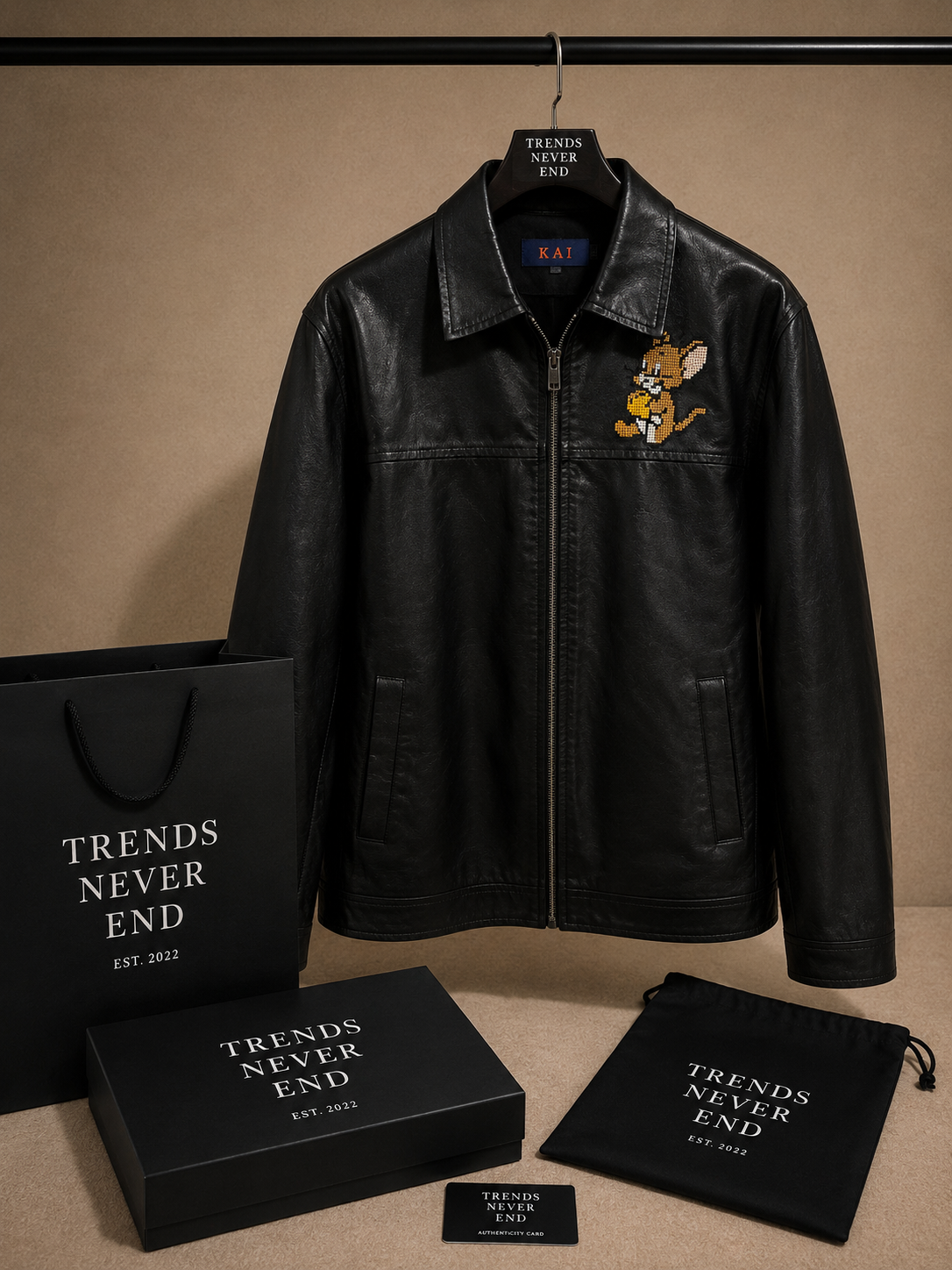 Statement Leather Jackets – Bold Graphics, Premium Attitude