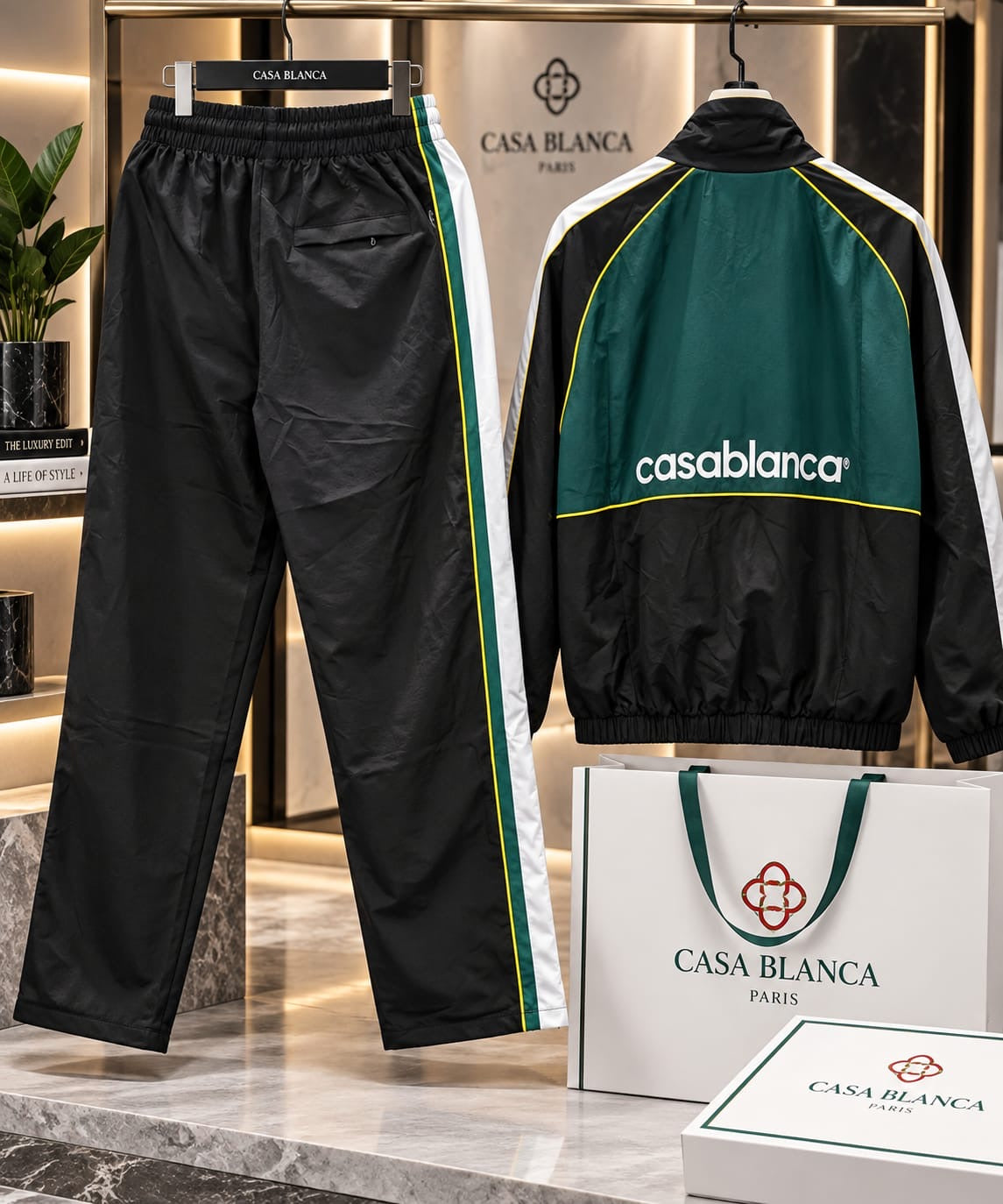 Premium Retro Track Jacket & Trouser Co-ord Set