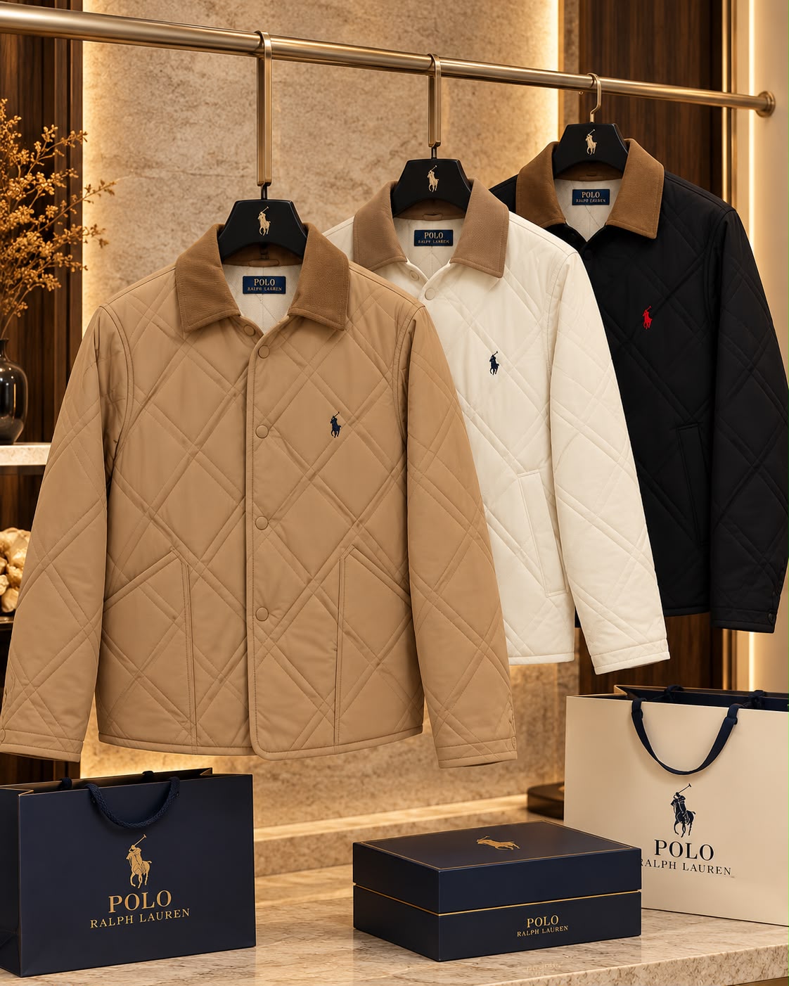 Premium Diamond-Quilted Jackets | Timeless Winter Luxury