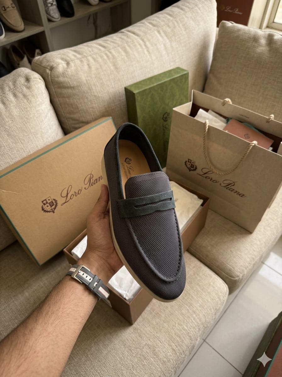 Men’s Premium Knit Loafers – Luxury Casual Slip-On Shoes