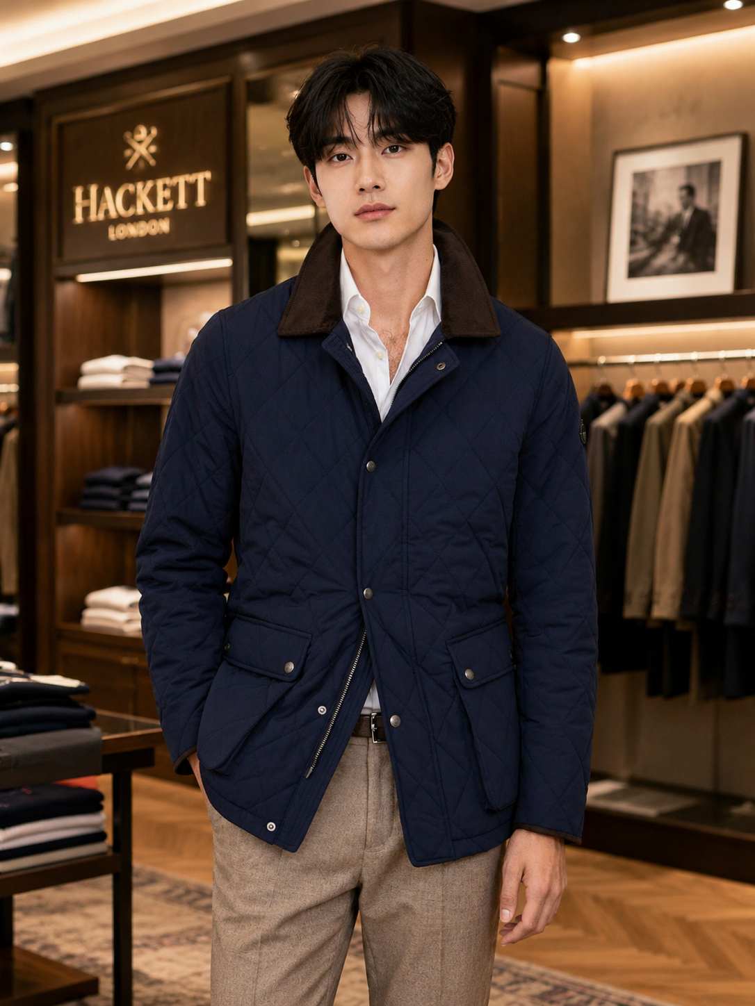 Men’s Premium Diamond Quilted Heritage Jacket