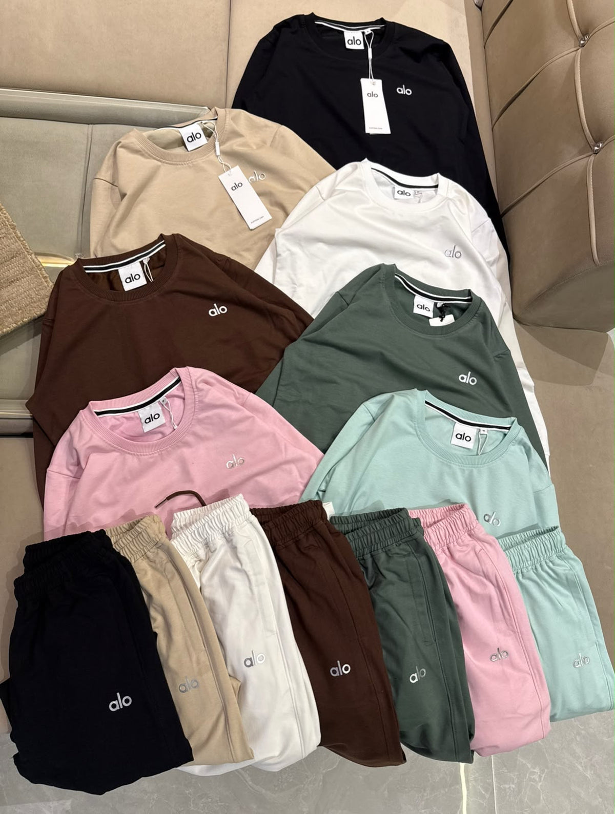 Unisex Premium Fleece Long-Sleeve Sweatshirt & Joggers Co-ord Set
