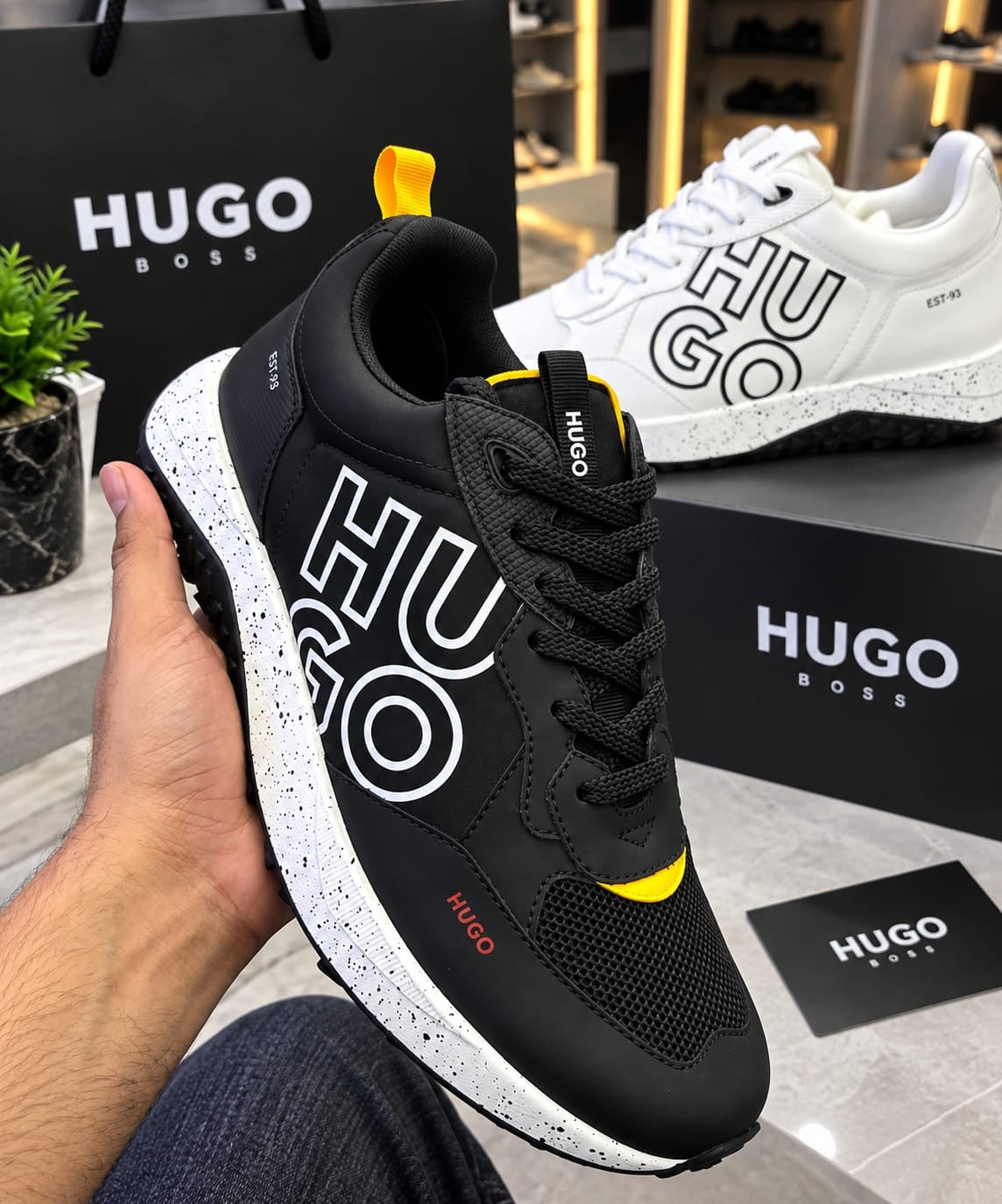 Graphic Low-Top Athletic Sneakers