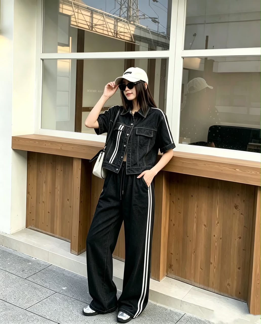 Luxe Washed Denim Co-Ord Set (Women)