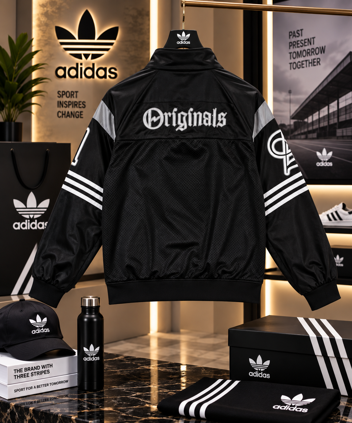 Premium Varsity Mesh Racing Jacket – 03 Originals Edition