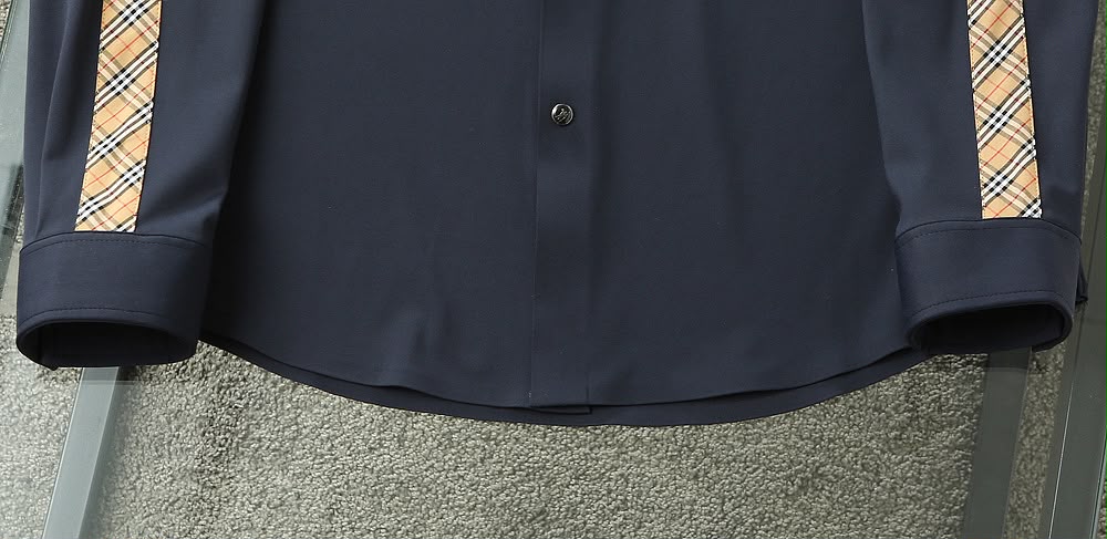 Men’s Premium Full-Sleeve Check Panel Shirt