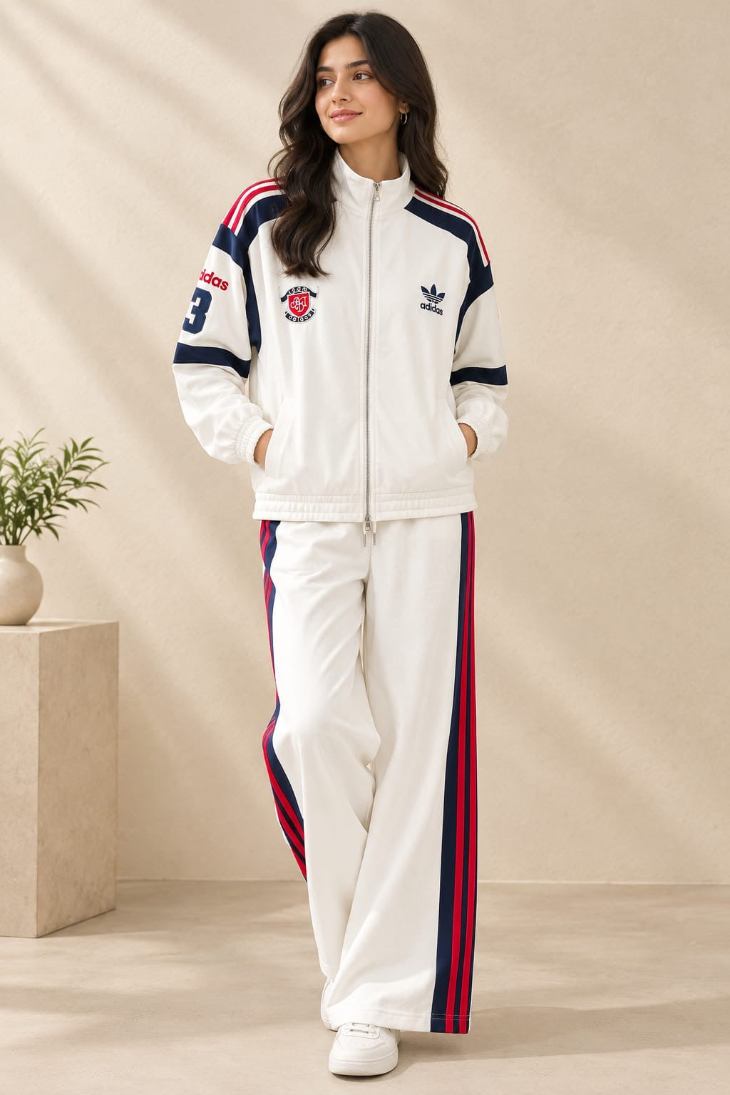 Two-Piece Zip-Up Tracksuit Co-ord Set