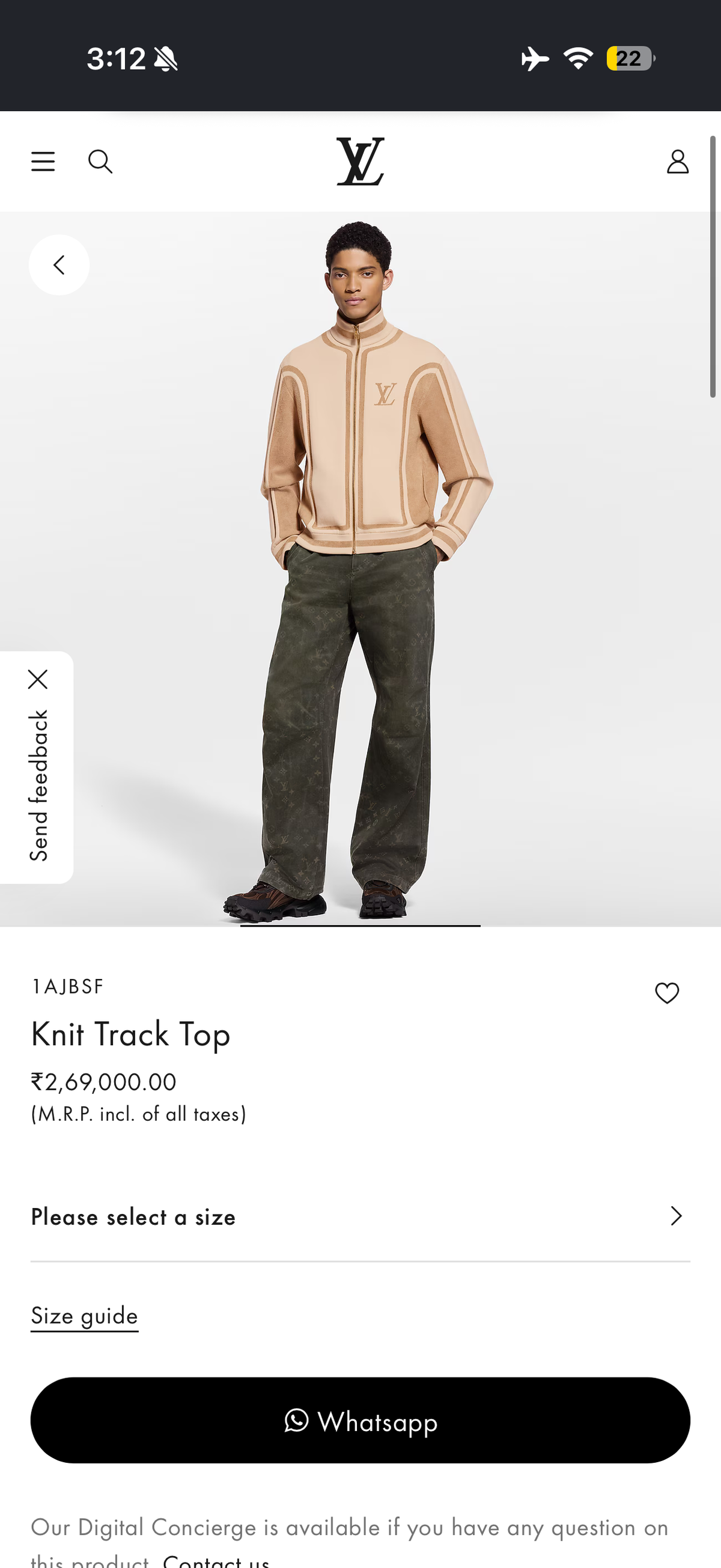 Plush Shearling-Trimmed Zip-Up Track Jacket