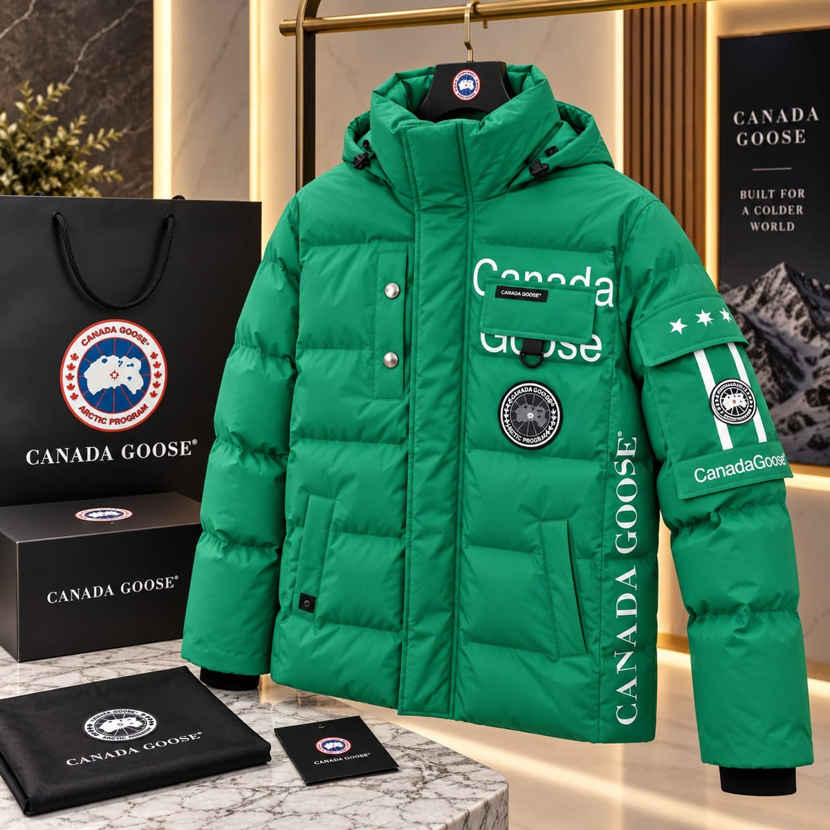 Extreme Cold Minus-Temperature Puffer Jacket