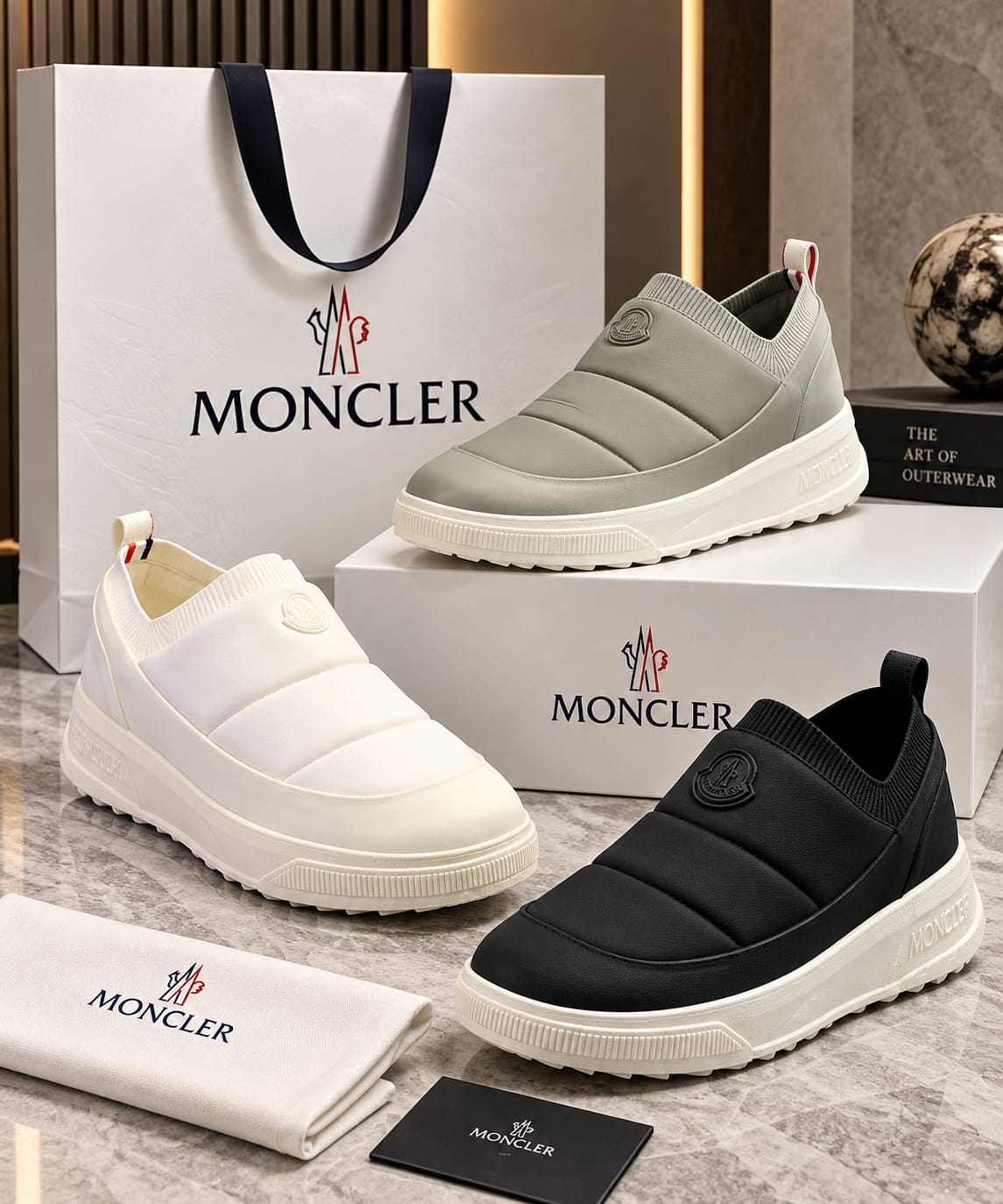 Top Class Lightweight Quilted Shoes