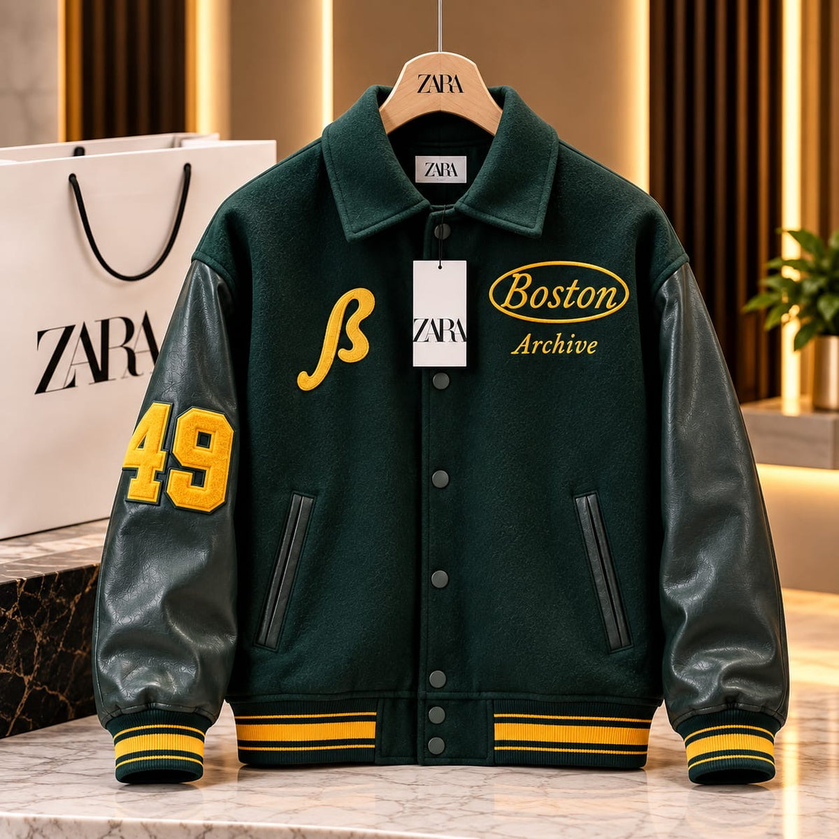 Varsity-Style Hockey Jacket