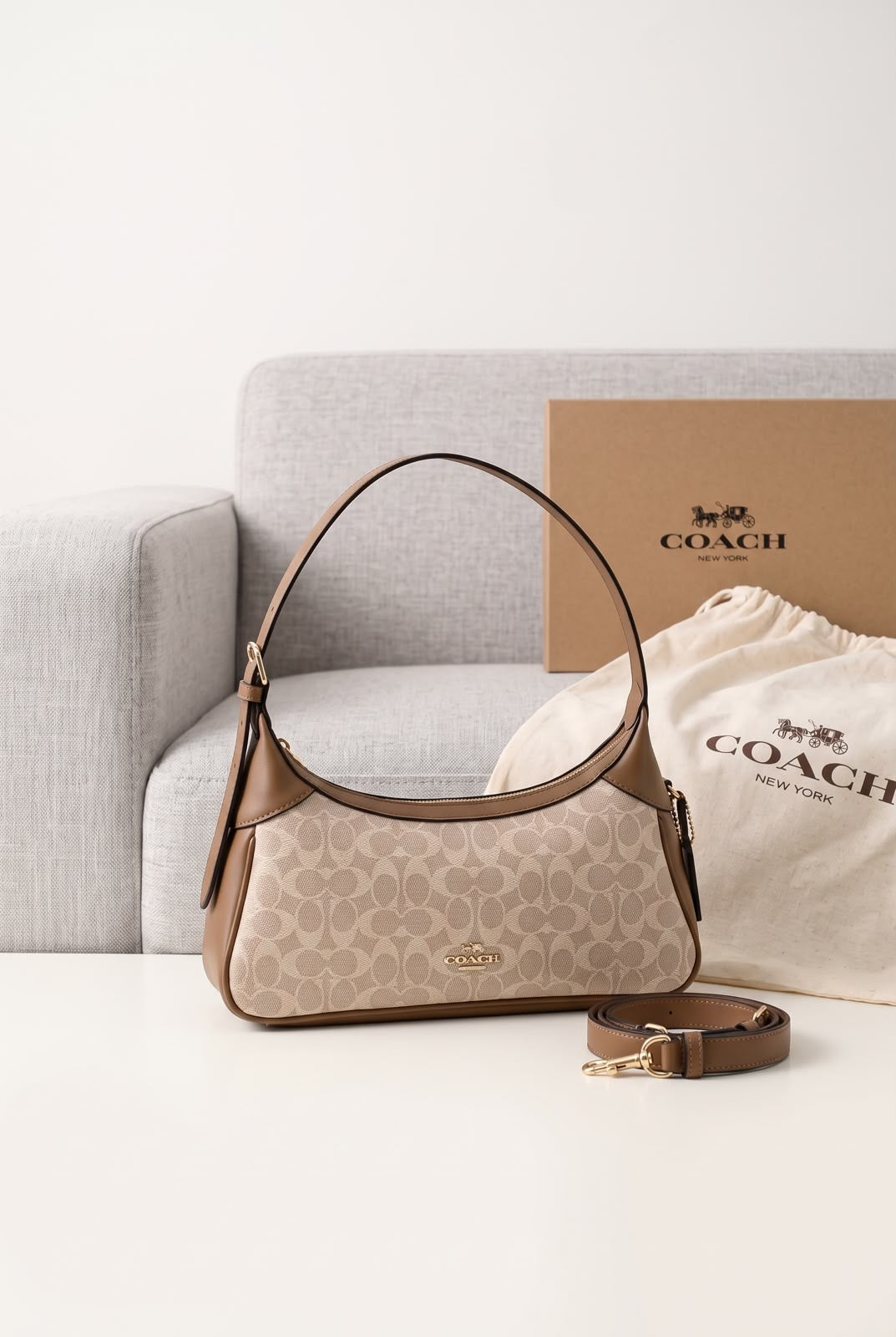 Luxury Signature Monogram Shoulder Bag