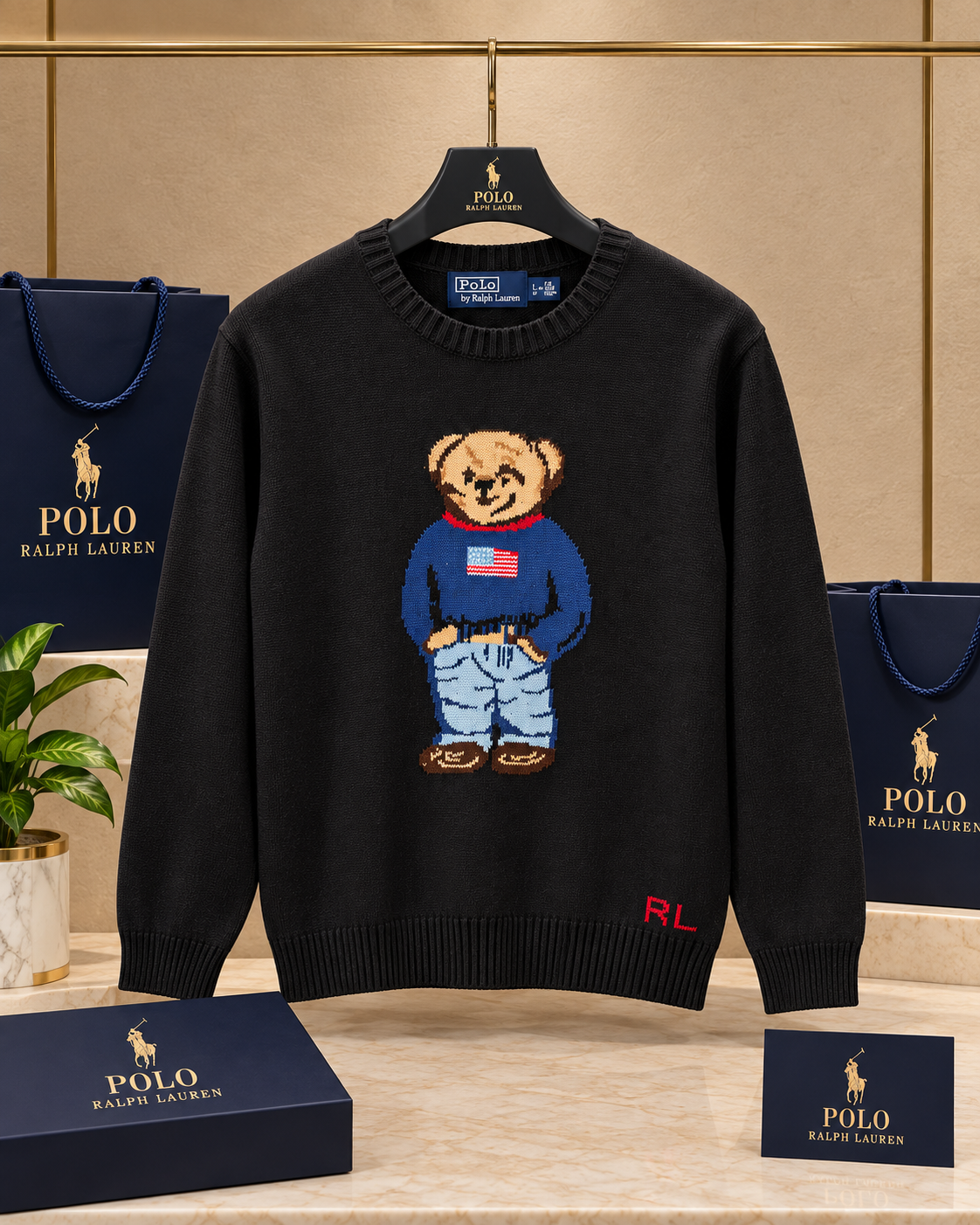 Heritage Mascot Knit Crewneck Sweater