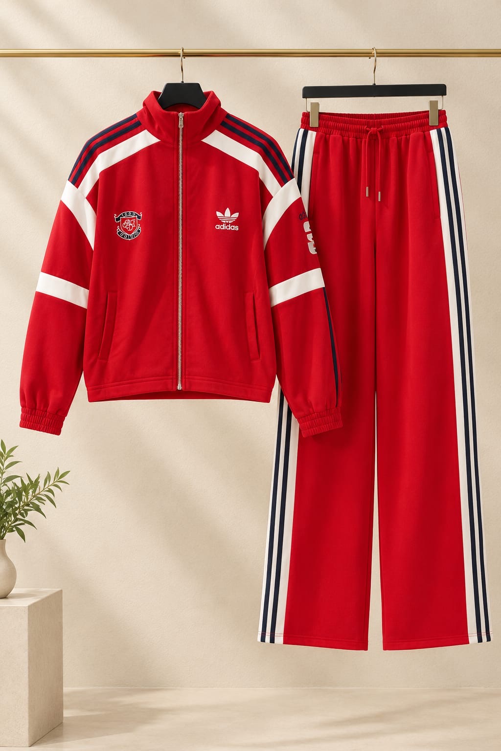 Two-Piece Zip-Up Tracksuit Co-ord Set