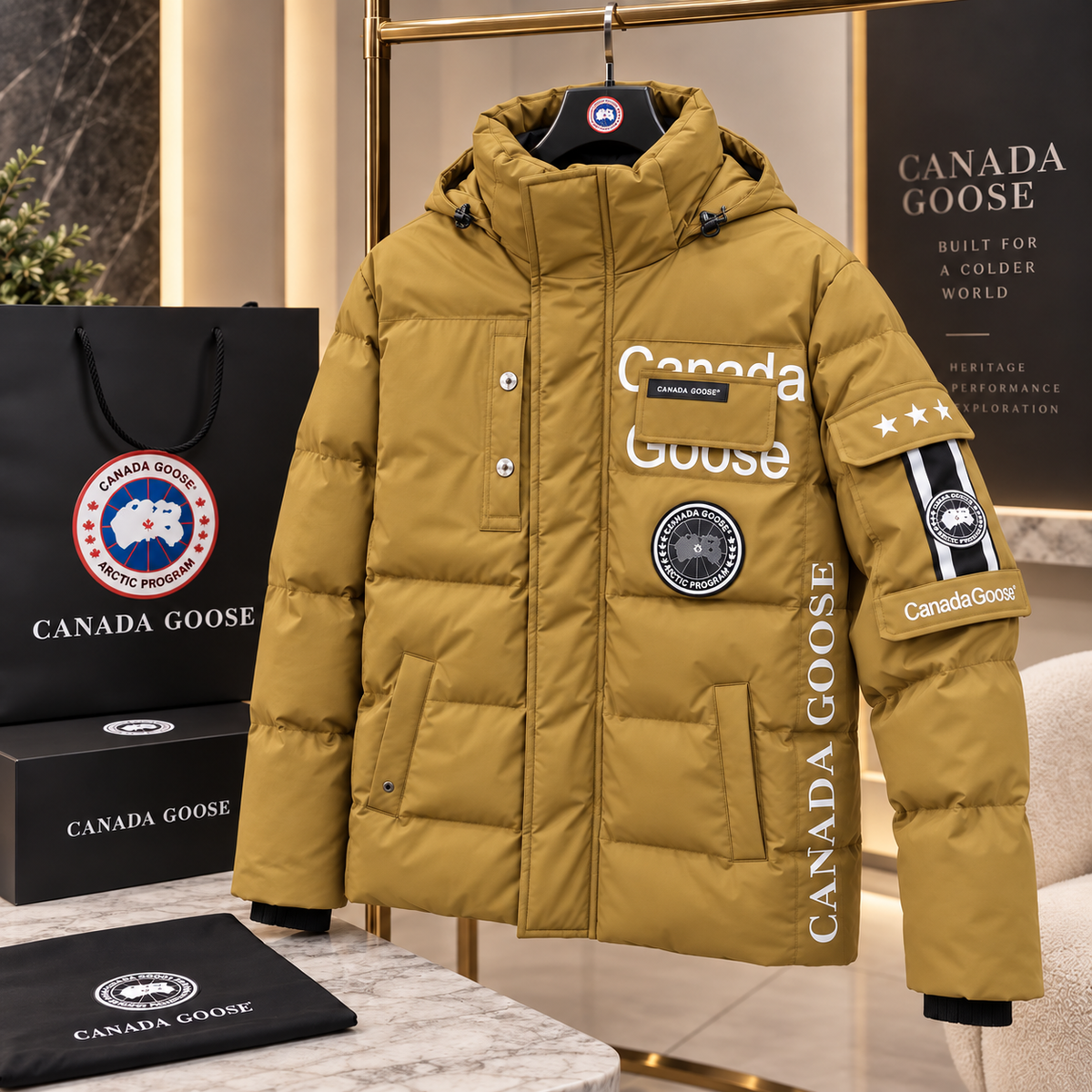 Extreme Cold Minus-Temperature Puffer Jacket