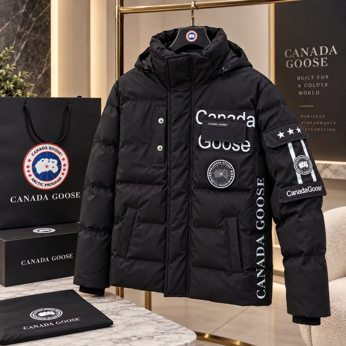 Extreme Cold Minus-Temperature Puffer Jacket
