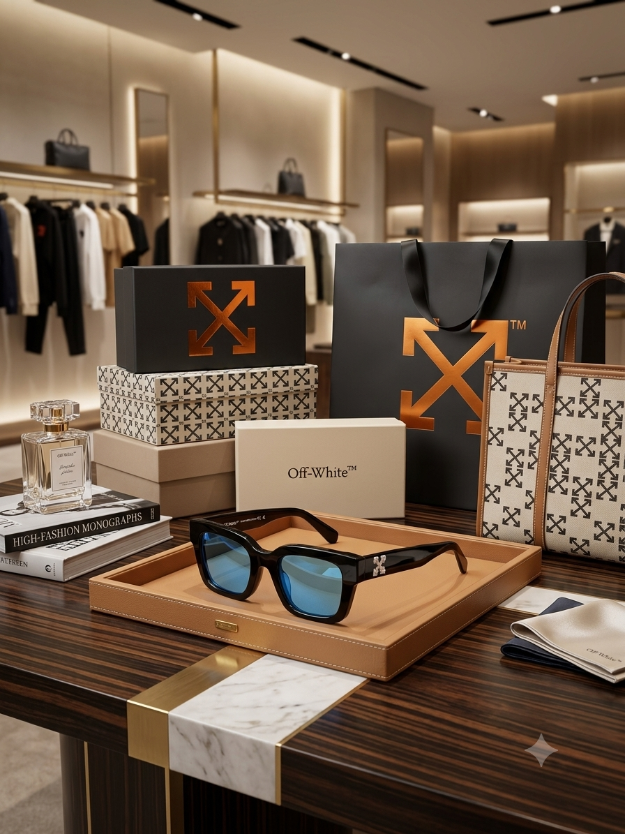 Modern Thick-Frame Square Sunglasses with Sculpted Side Accents