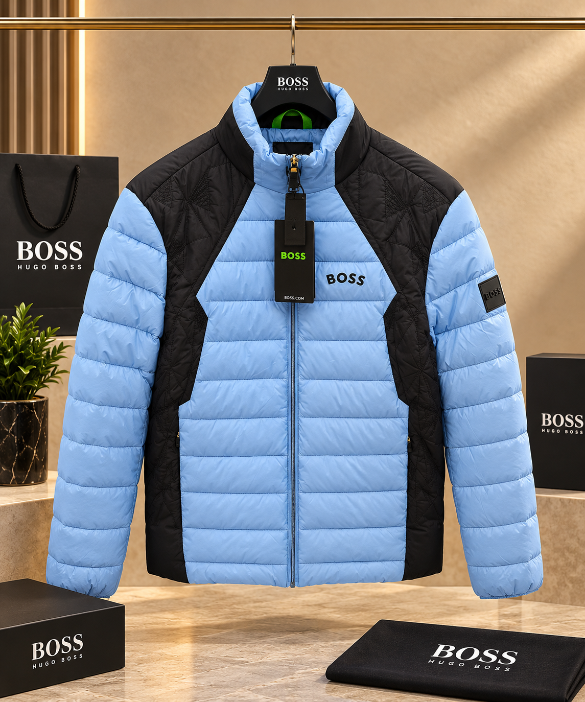 Signature Two-Tone Quilted Jack