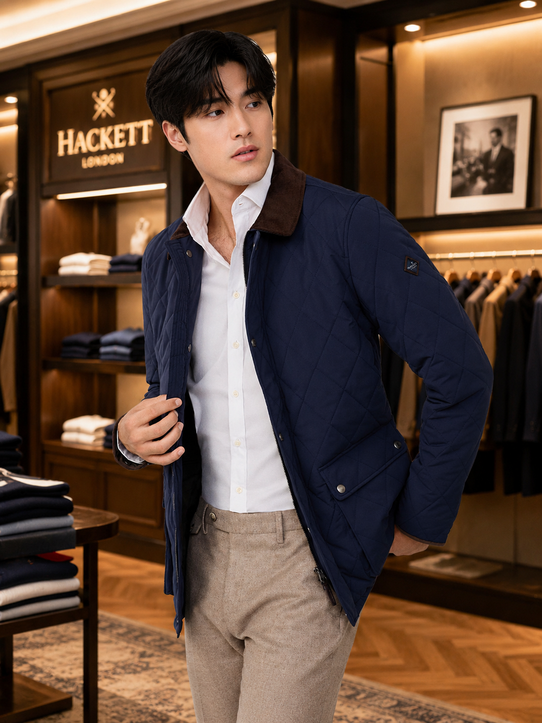 Men’s Premium Diamond Quilted Heritage Jacket