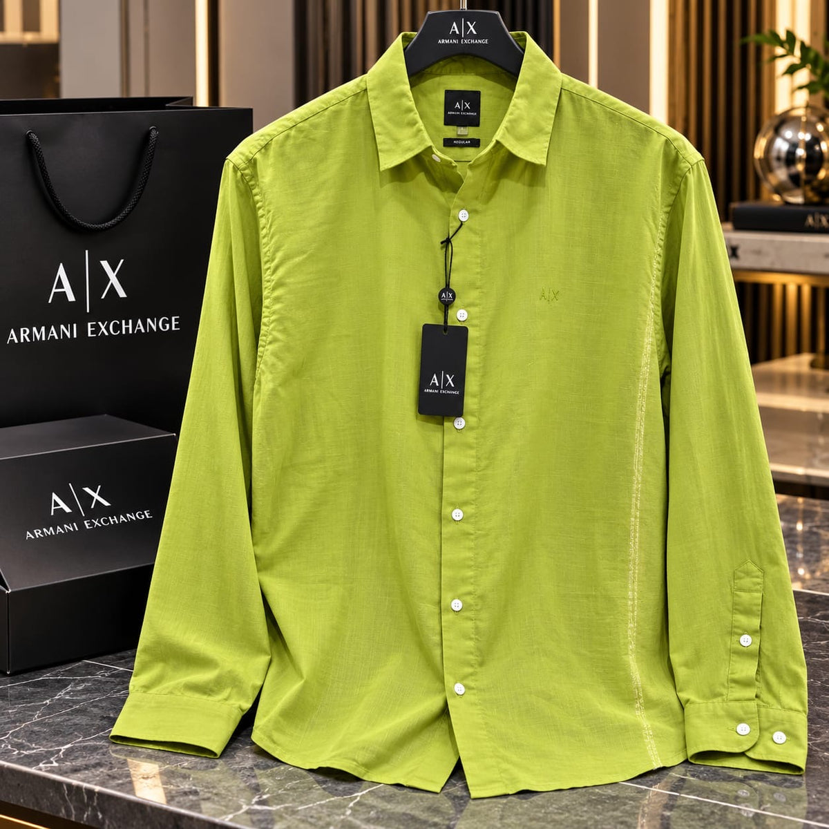 Men’s Premium Pure Linen Regular Fit Long-Sleeve Casual Shirt