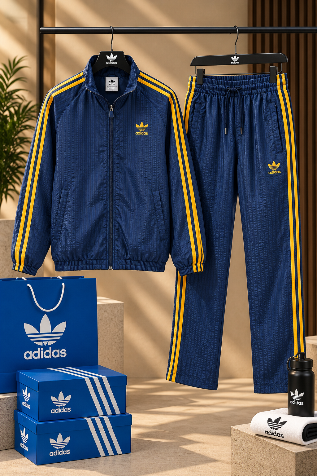 Premium 3-Stripe Track Co-Ord Set