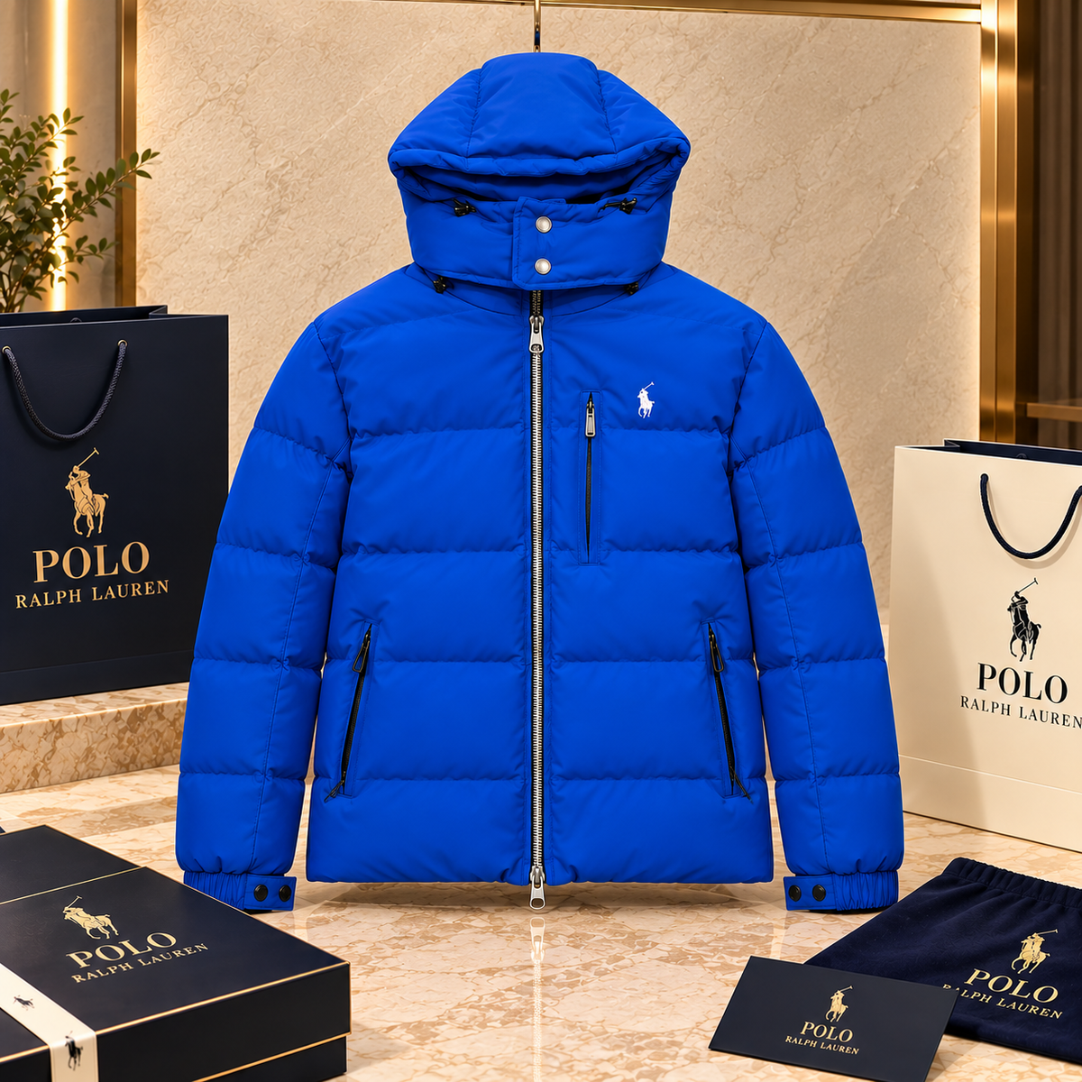 Premium Puffer Jacket with Detachable Hood