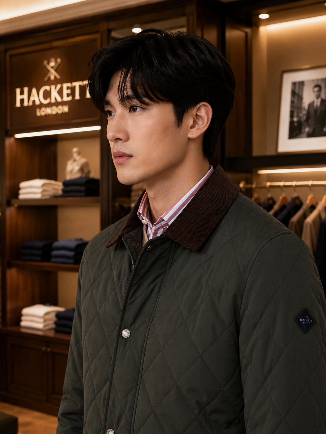 Men’s Premium Diamond Quilted Heritage Jacket