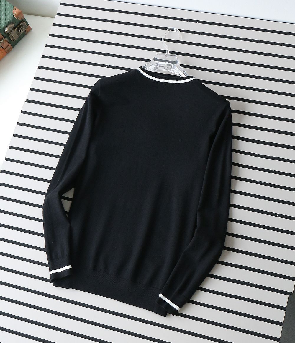 Men’s Premium Knitted Solid Full Sleeves Crew Neck T-Shirt with Piping – Contemporary Fit