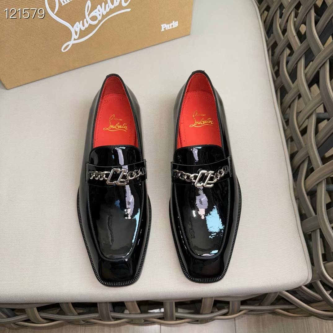Black Equiswing Patent Bit Men’s Loafers