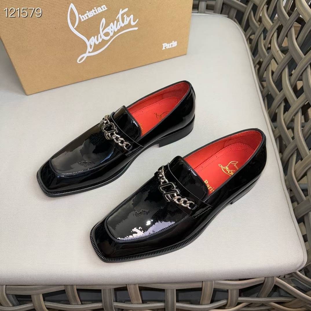 Black Equiswing Patent Bit Men’s Loafers