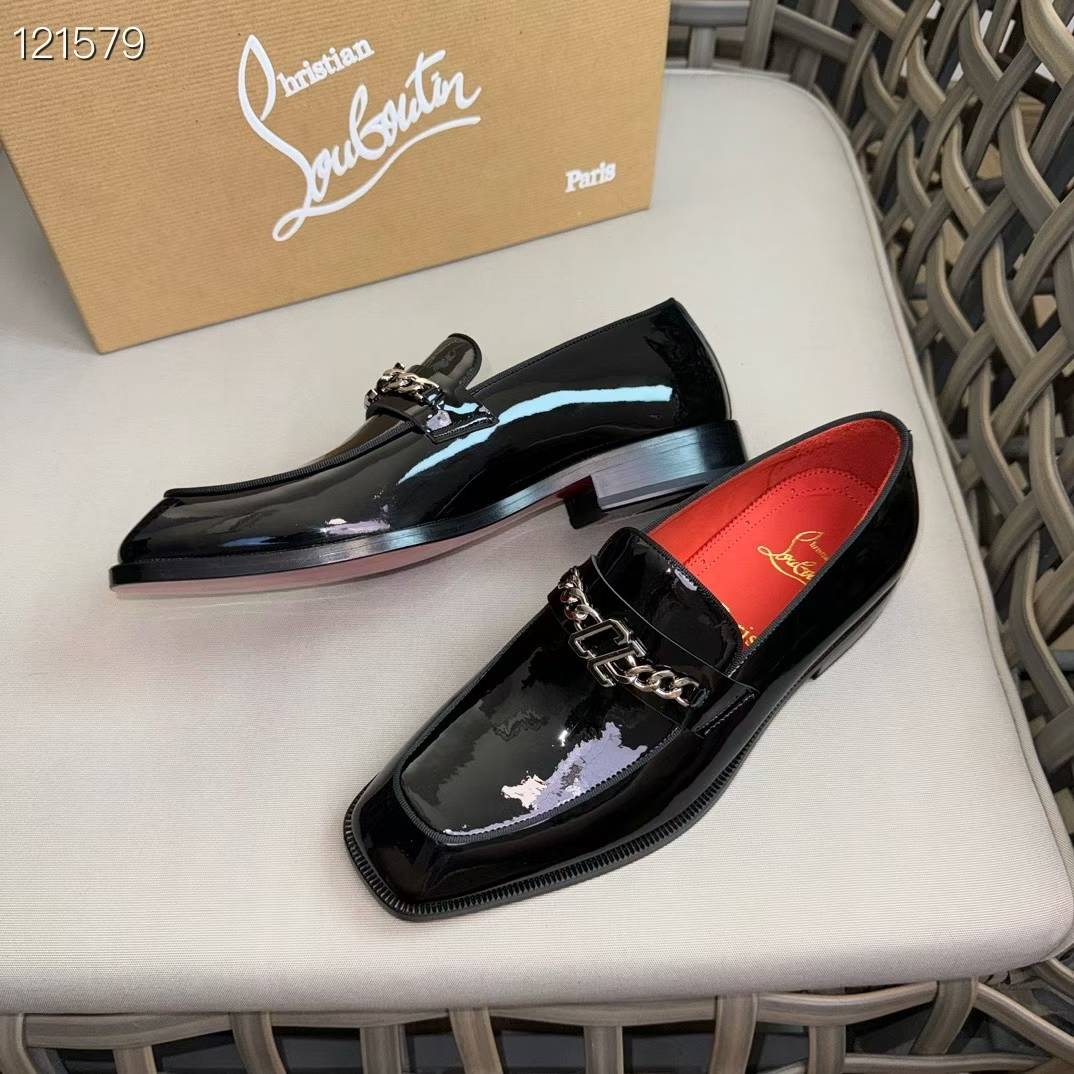 Black Equiswing Patent Bit Men’s Loafers
