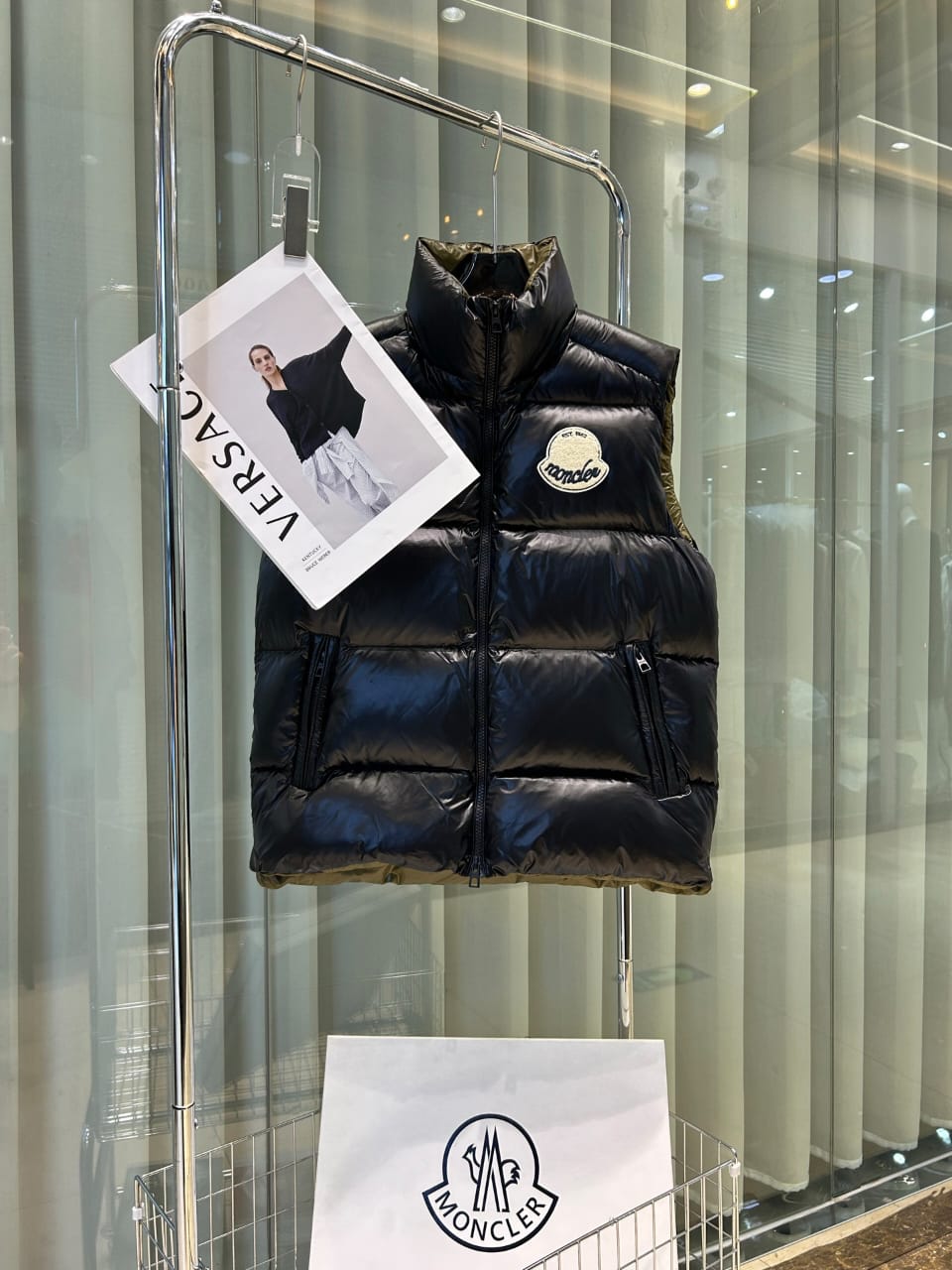 Moncler Lipsi Down Vest – Black & White