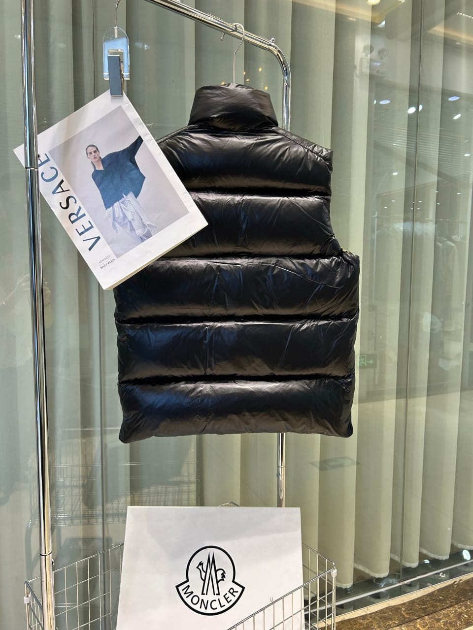 Moncler Lipsi Down Vest – Black & White