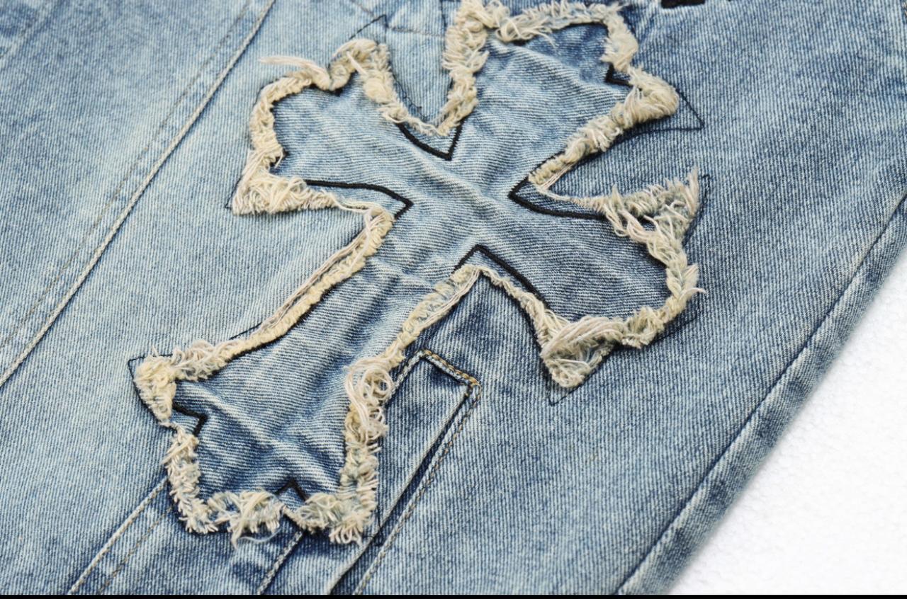Cross Embroidered Designer Jackets