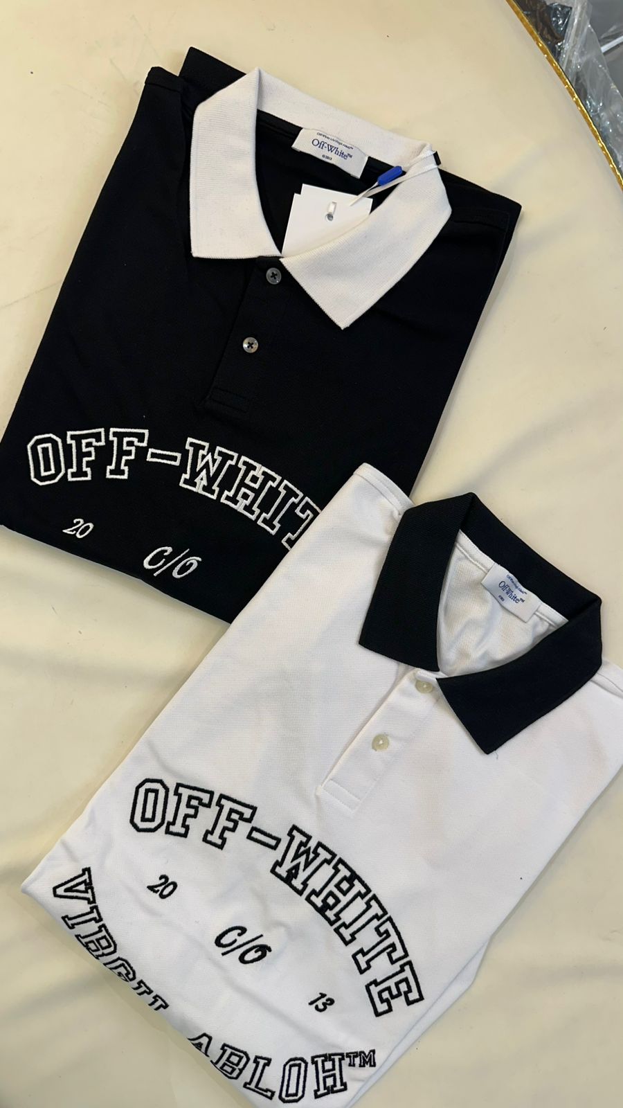 Imported Collar T-Shirt with Embroidery