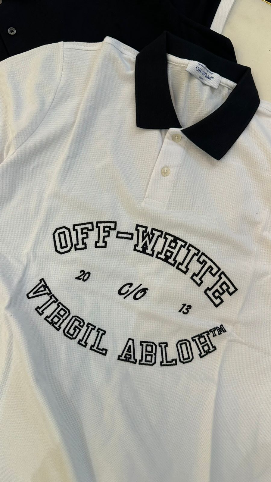 Imported Collar T-Shirt with Embroidery